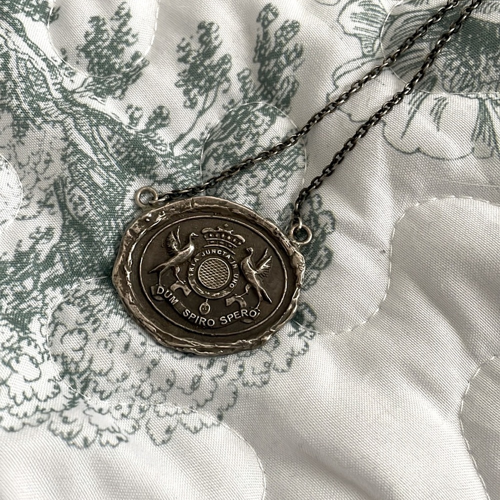 Pyrrha WHILE I BREATHE I HOPE necklace